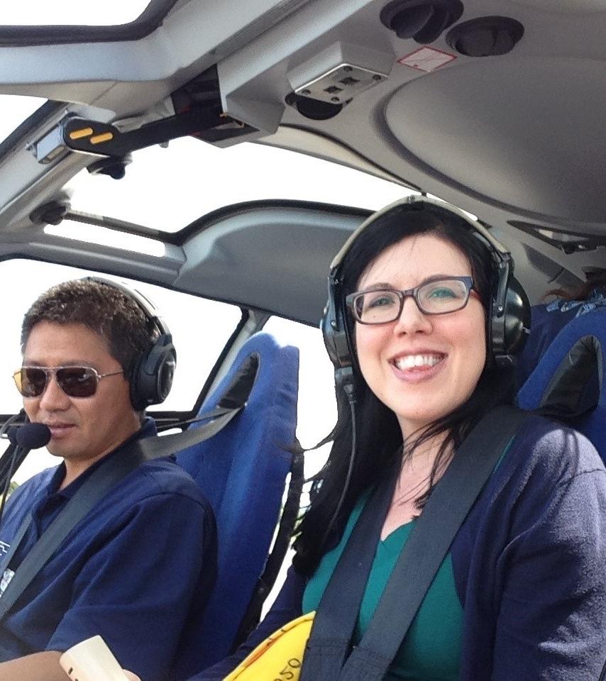 Helicopter ride over Hawaii Volcanoes National Park